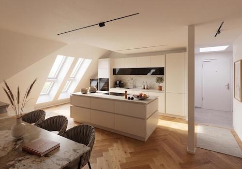 Küche- und Essbereich