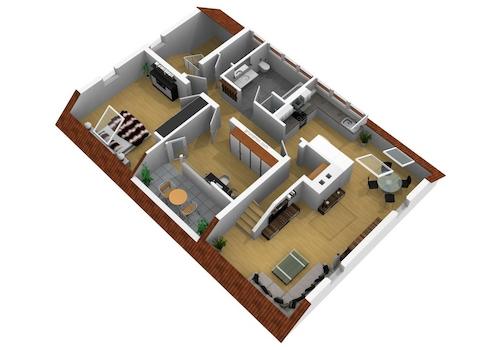 Grundriss untere Ebene