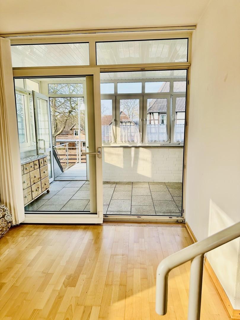 Kaltwintergarten aus Wohnzimme