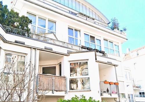 Hauseingang, Blick auf 2. OG