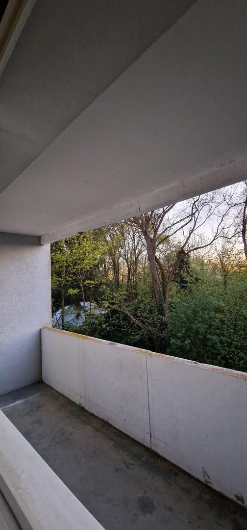 Balkon- Blick ins Grüne