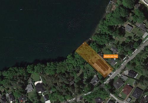 Grundstück von oben