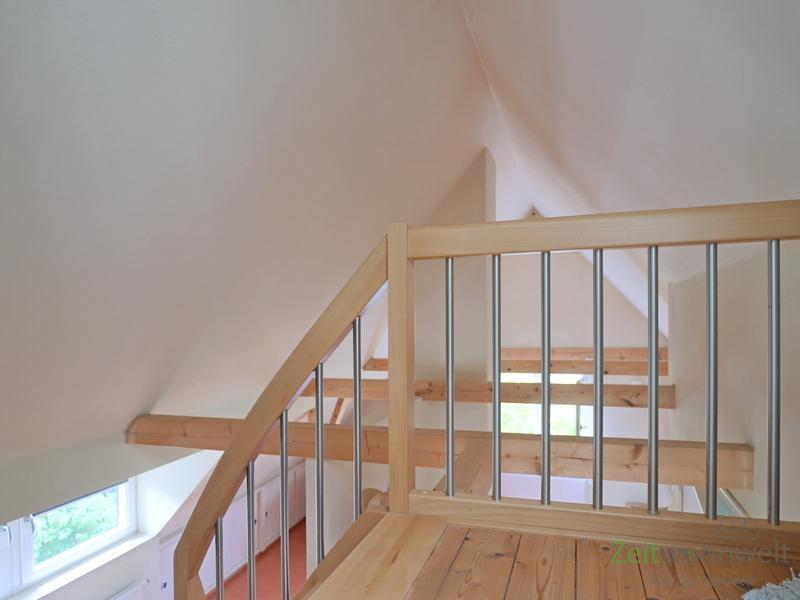 Blick auf die Deckenbalken