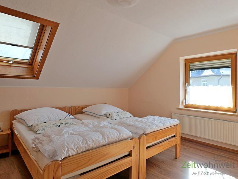 Blick ins Schlafzimmer