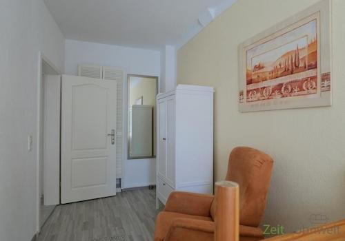 Blick ins noch halbfertige Schlafzimmer