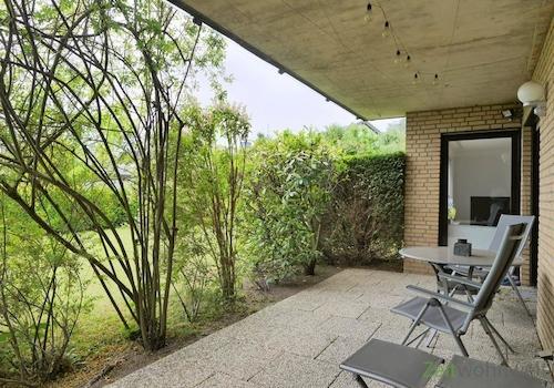 sichtgeschützte Terrasse