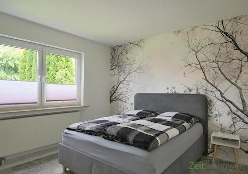 Blick ins Schlafzimmer