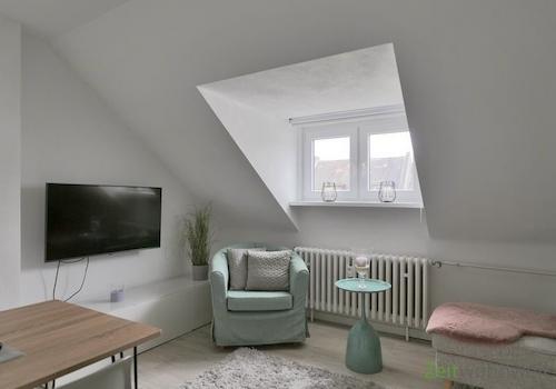 Blick ins Wohnzimmer