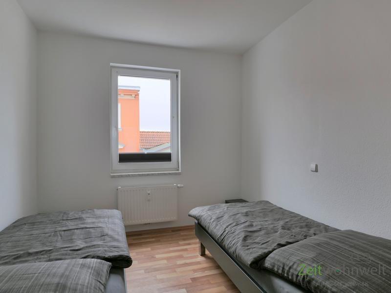 Blick ins Schlafzimmer