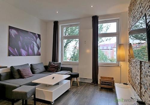 Blick ins Wohnzimmer