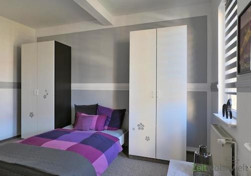 Blick ins Schlafzimmer