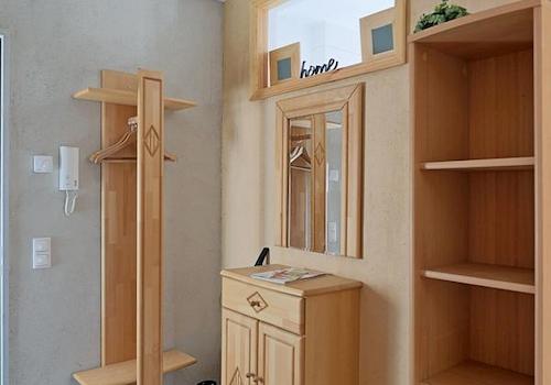 Garderobe im Eingangsbereich