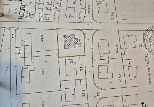 Lageplan Grundstück 