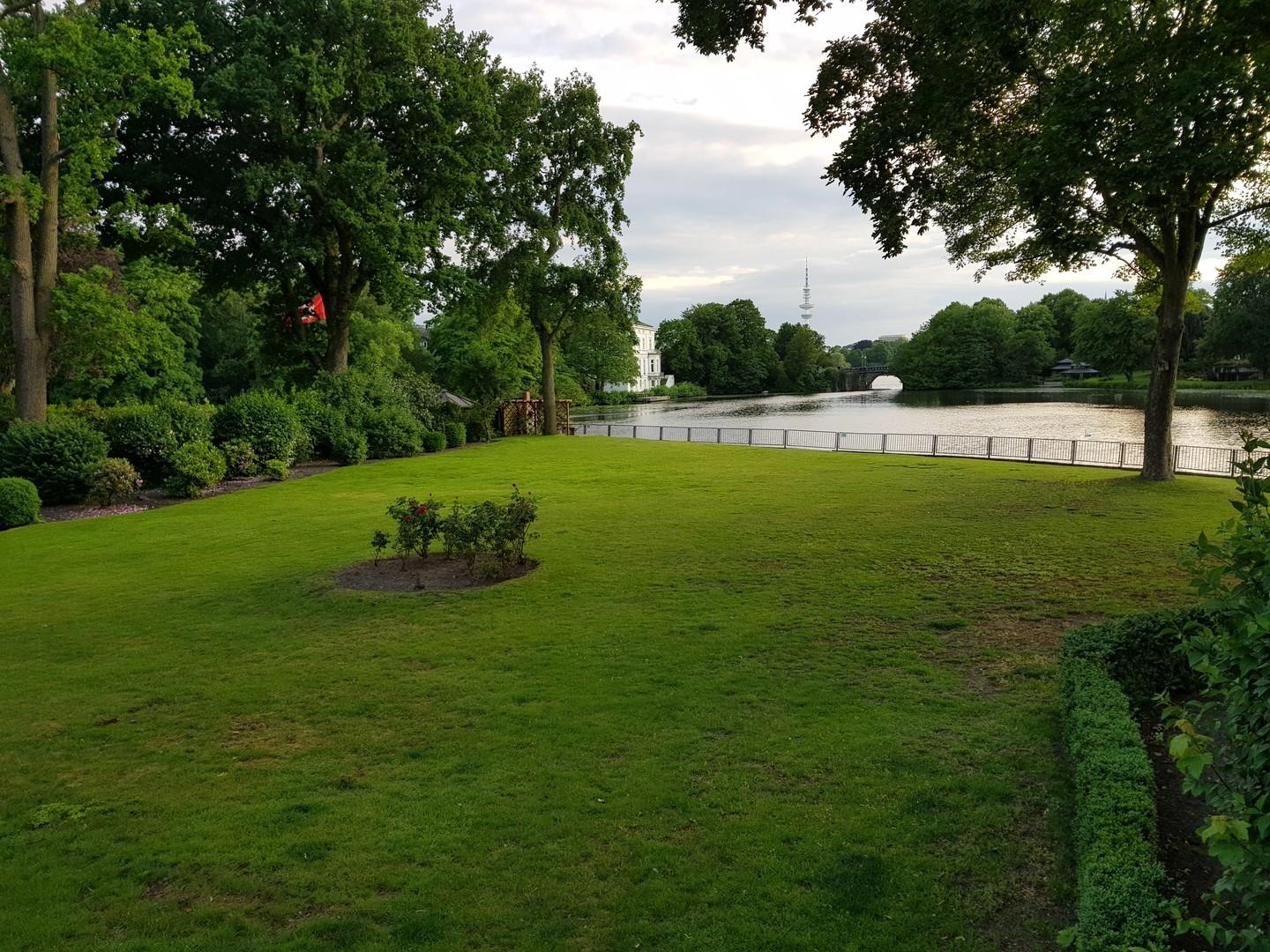 Blick aus den beiden Räumen