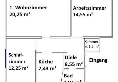 Grundriss, ungefähr, leserlich