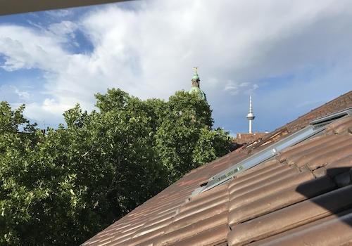 Blick auf Christuskirche