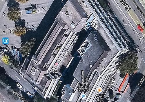 Wohnkomplex von Oben