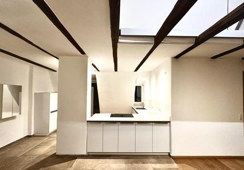 Blick auf die Küche