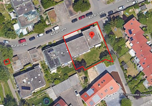 Lageplan Luftbild 672 qm