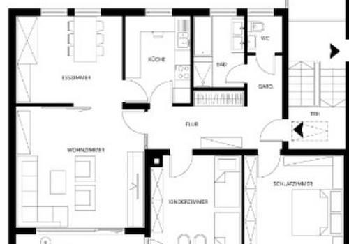 Wohnungsplan OG rechts