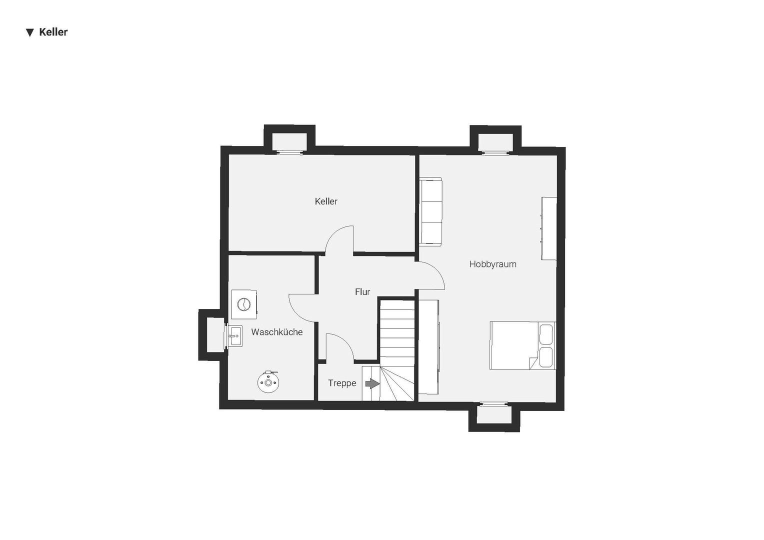 Grundriss Keller