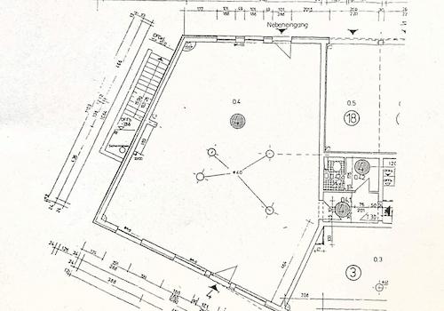 Grundriss ohne Zwischenwände