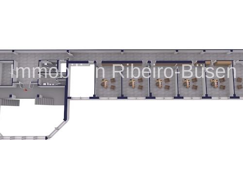 Grundriss Büros und Gemeinschaftsflächen