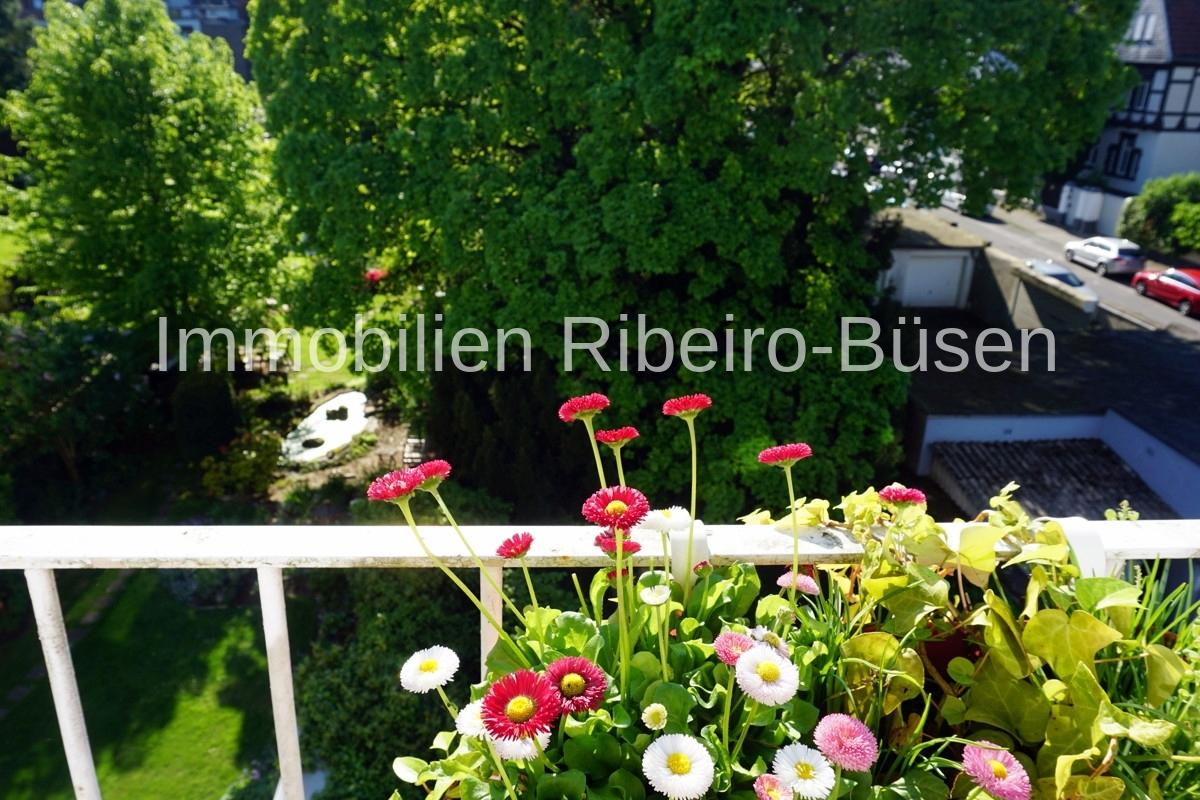 Blick vom Balkon