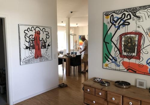 Wohnraum vom Eingang aus