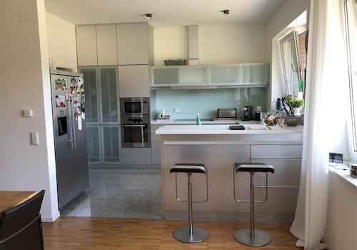 Küche vom Wohnzimmer, Tresen