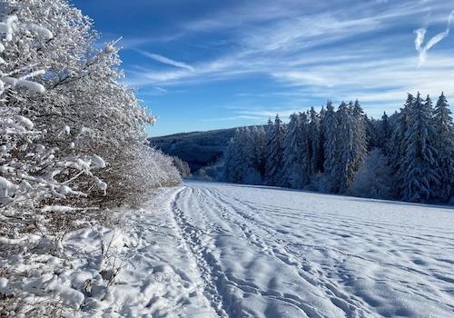 Winteraussicht unterhalb