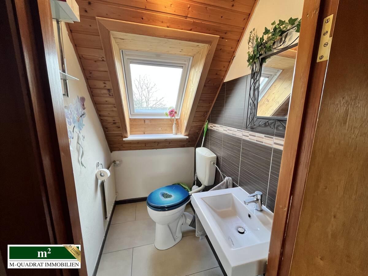 WC im Dachgeschoss