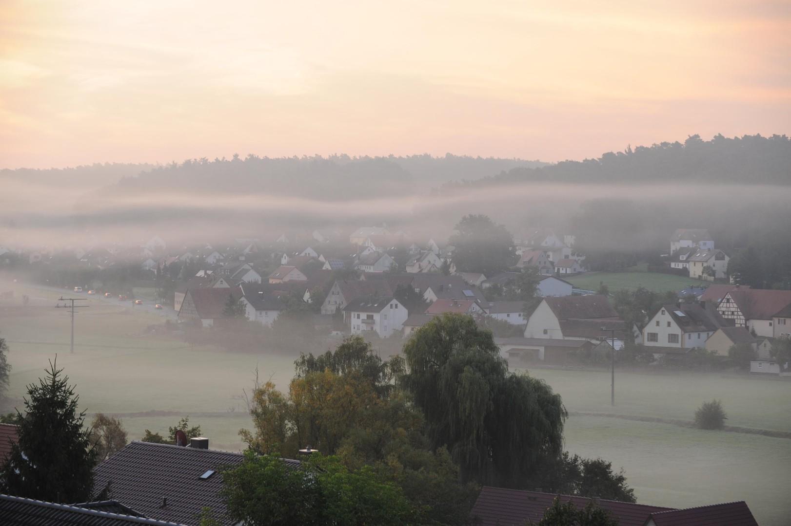 Nebel über dem Zentral
