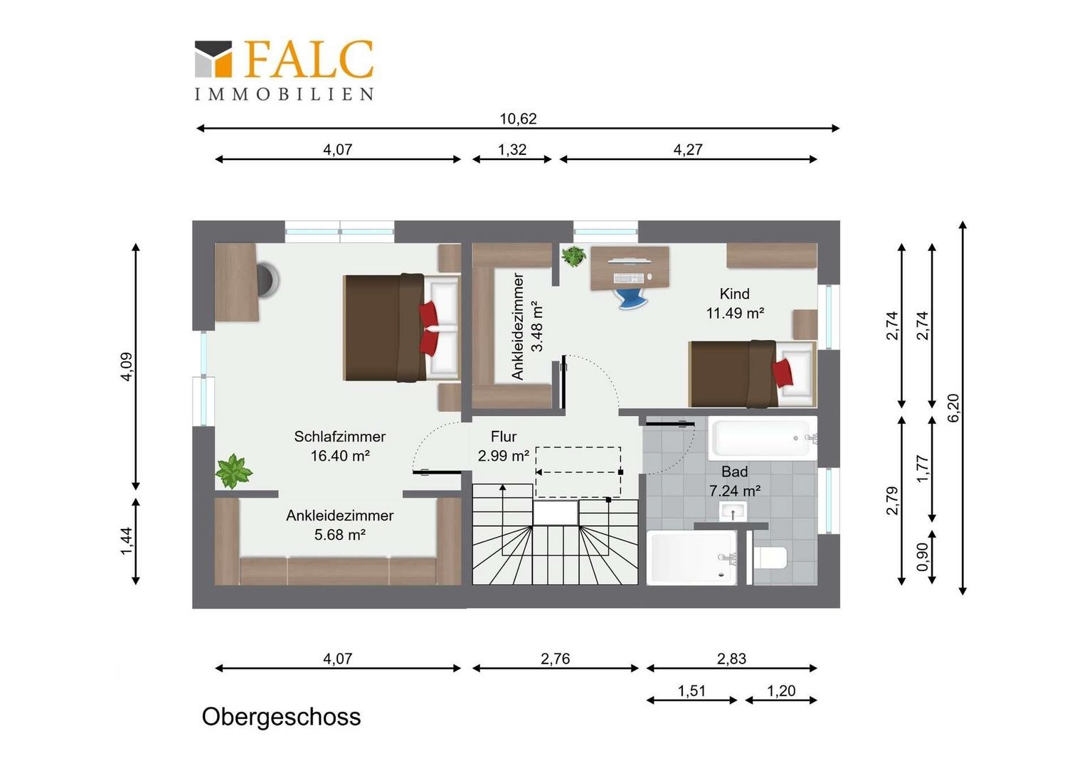 Grundriss Obergeschoss