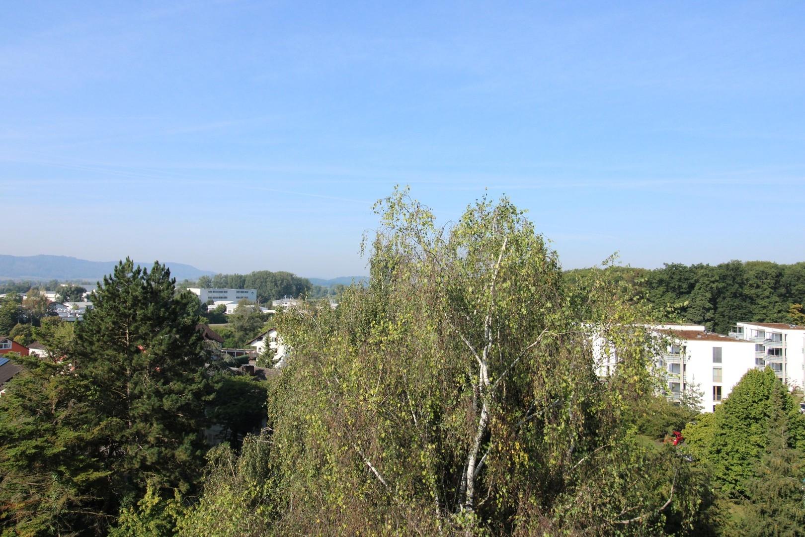 Erhabene Aussicht vom Balkon