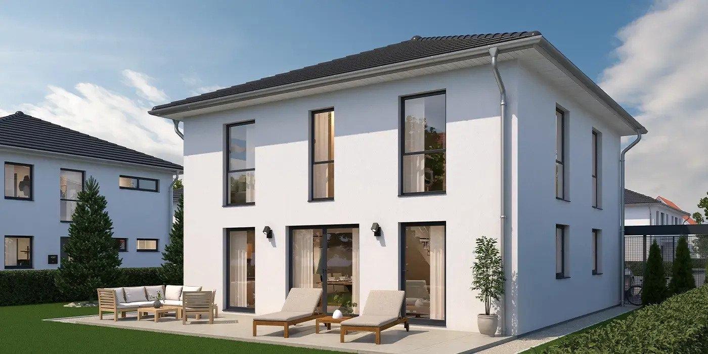 Stadtvilla mit Walmdach