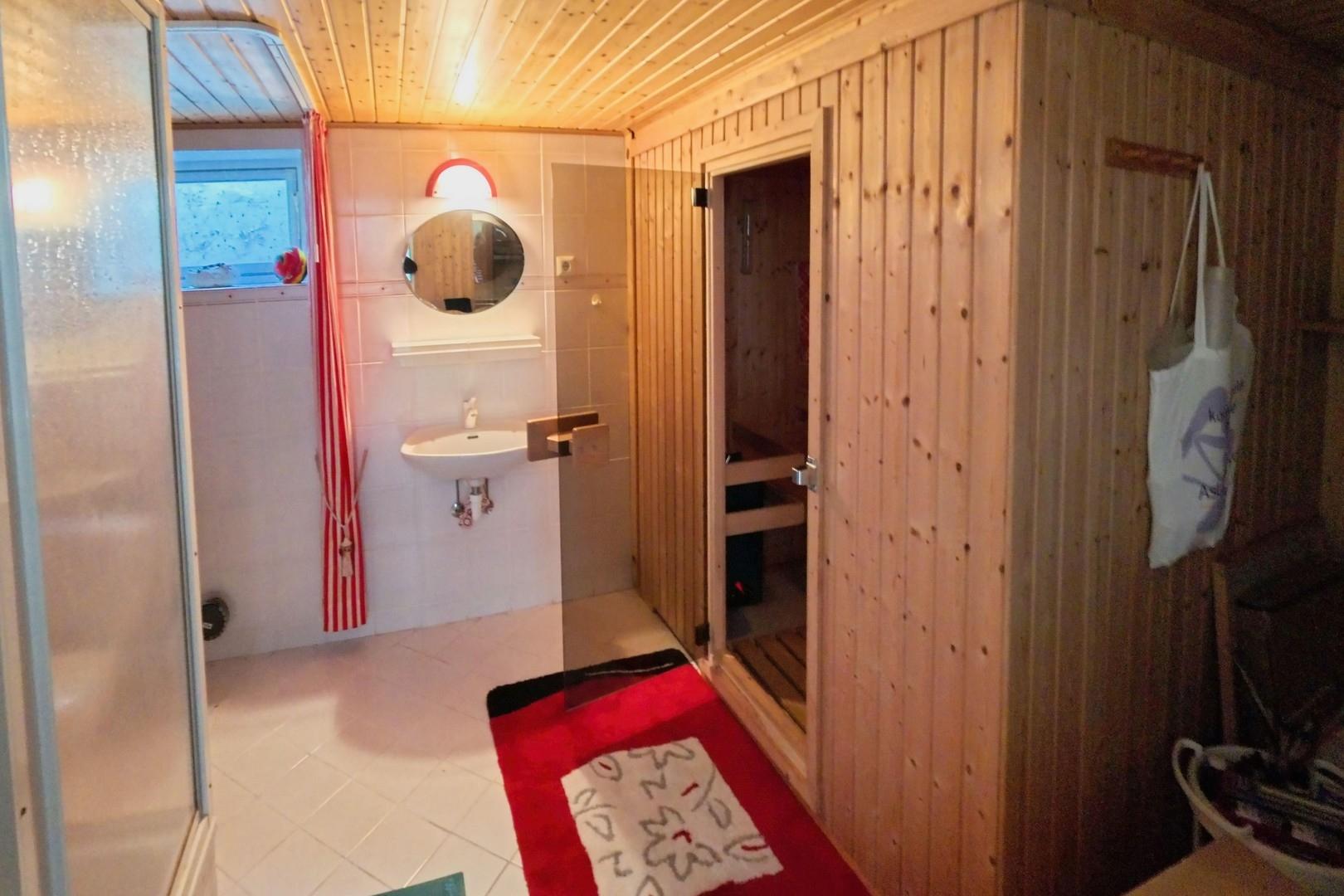 Sauna im ehem. Ölkeller