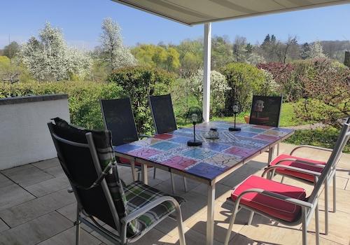 Aussicht von der Terrasse 