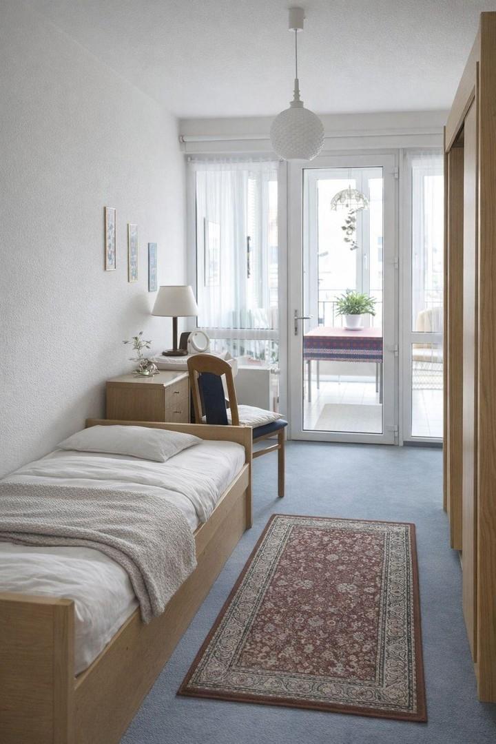 Schlafzimmer mit Wintergarten