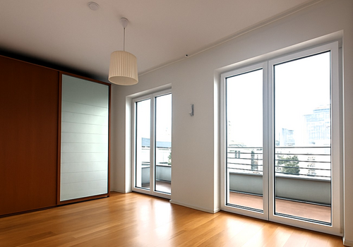 Elternschlafzimmer leer