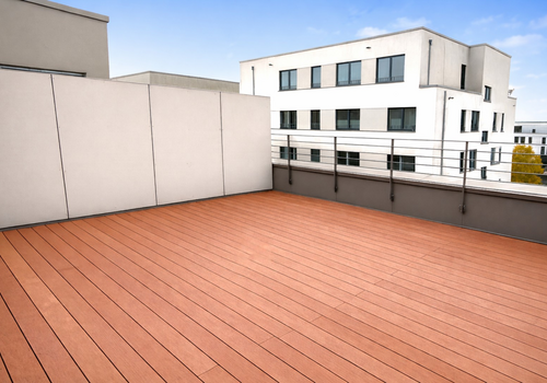 Dachterrasse frei