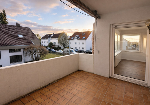 grosszügiger Balkon