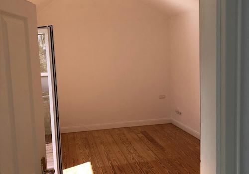 Blick in das Schlafzimmer