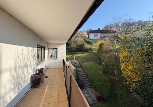 Balkon-Bereich zum Trocknen