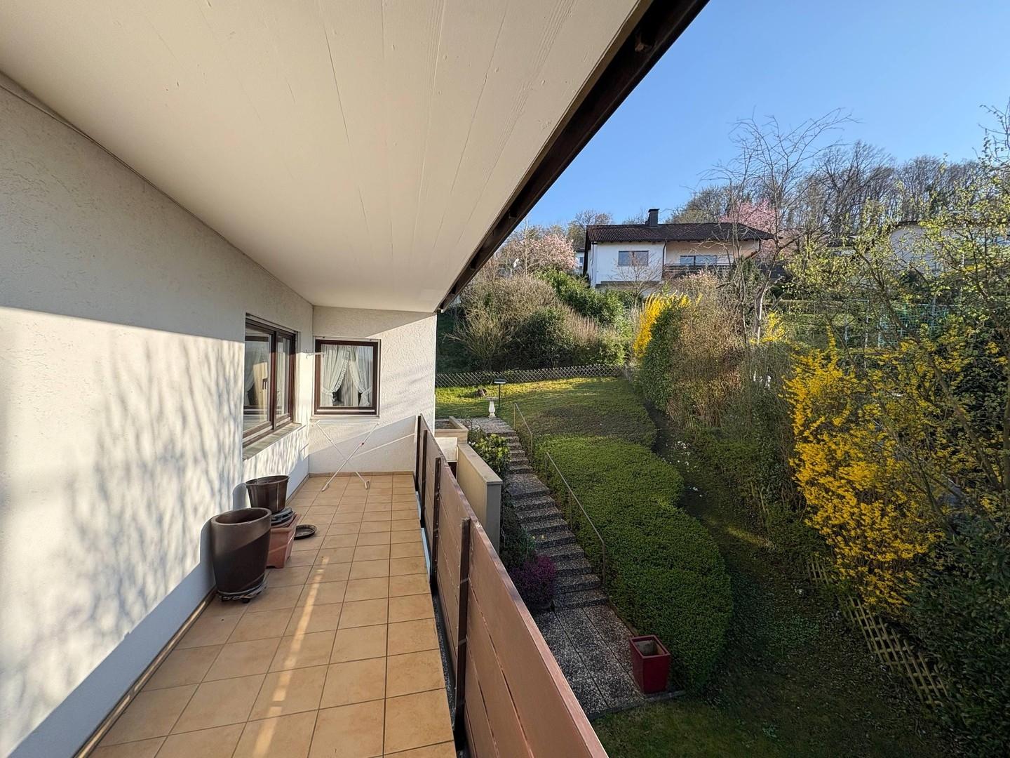 Balkon-Bereich zum Trocknen