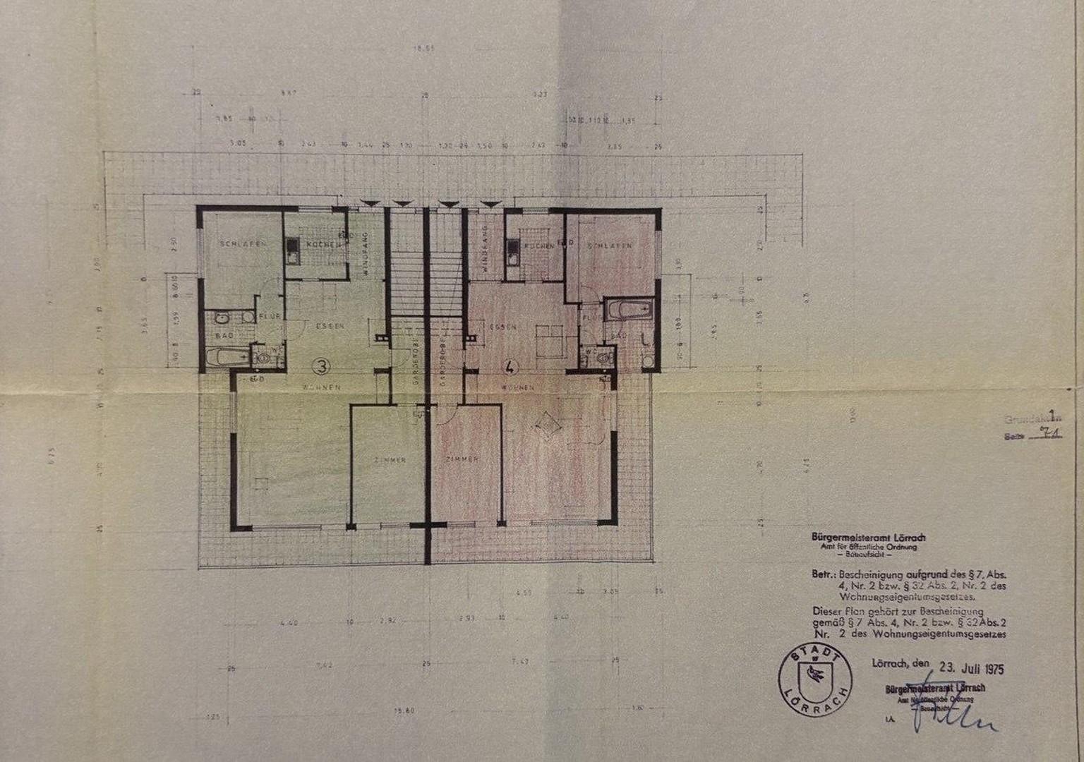 Grundriss (rechts/rot)