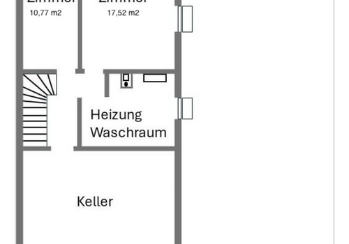 Kellergeschoss mit Souterrain