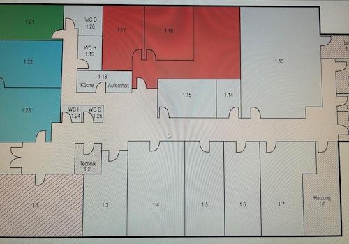 Mietfläche Raum 1.5, 1.6, 1.7