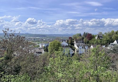 Ausblick über das Rheintal