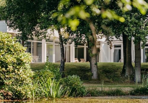 Leben in einer Villa im Grünen